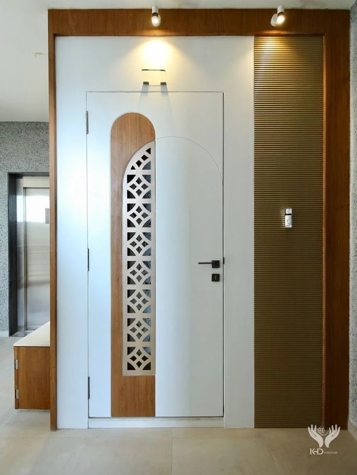 Square Boxes Door Jali Design Makerbhawan