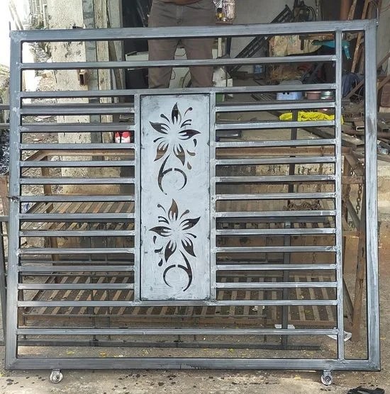 2 Flower Branch Metal Door Design Makerbhawan