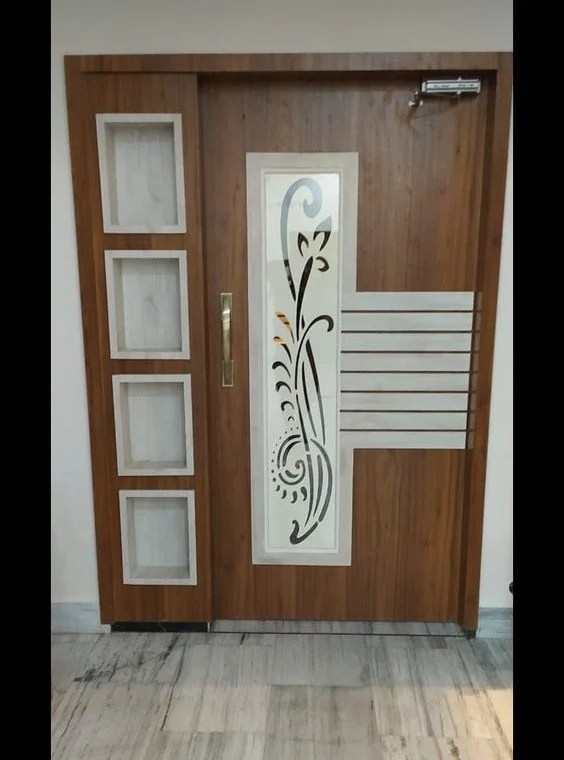 cnc plasma simple main door svg/dxf design Makerbhawan