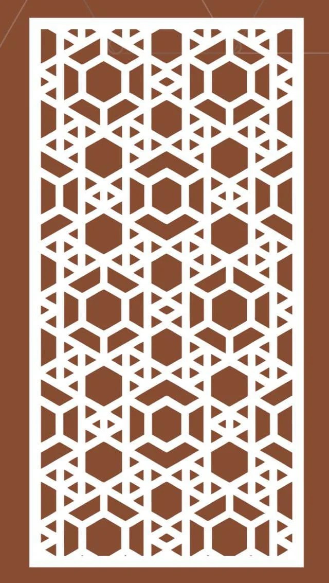 Laser Cut Hexagon Panel Design Makerbhawan
