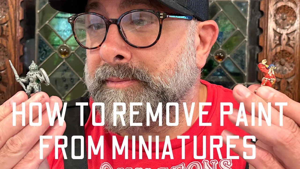 How to Strip Paint from Miniatures MakerBuildIt