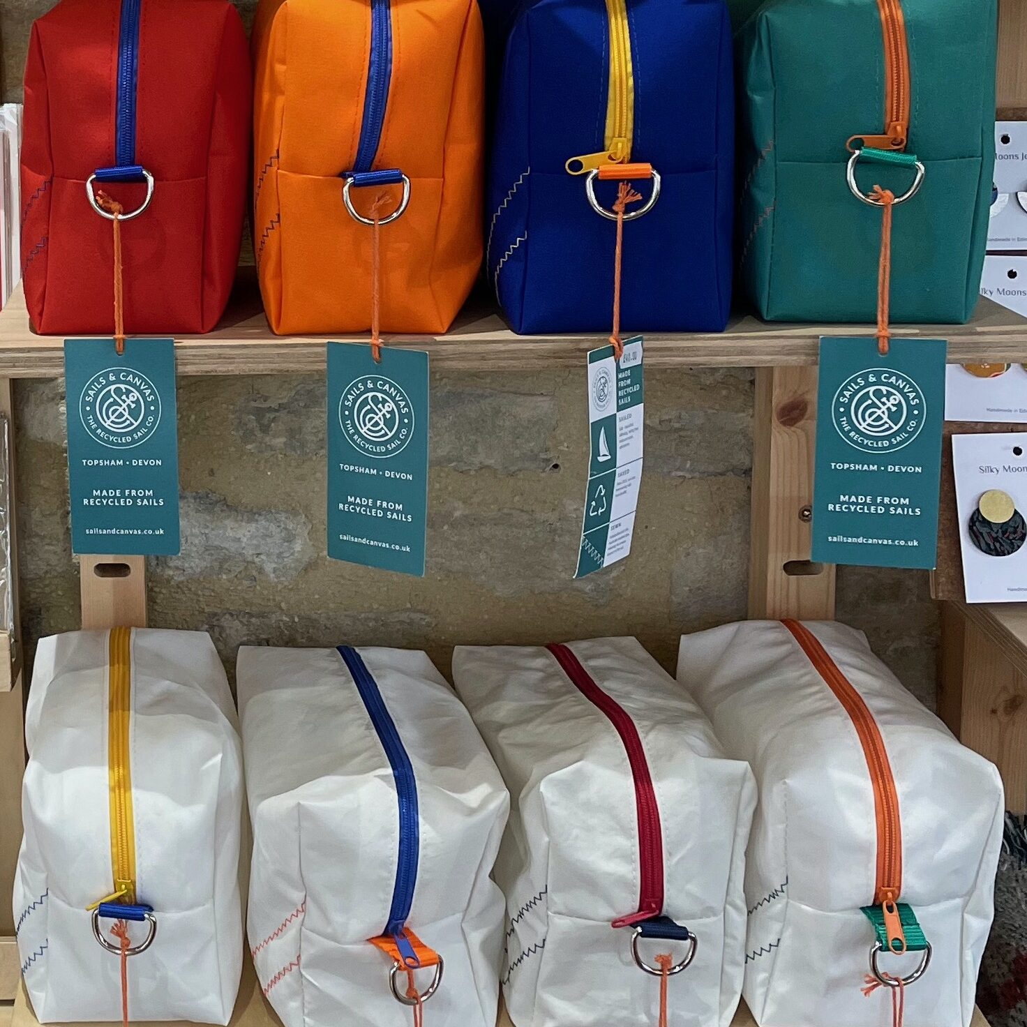 Buy Recycled Sailcloth Wash Bags • MākerCulture