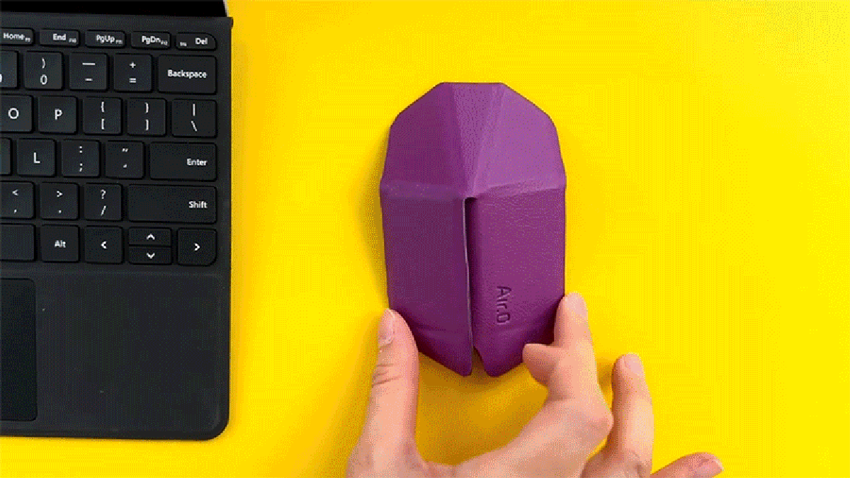 Air.0 a foldable, origamilike computer mouse