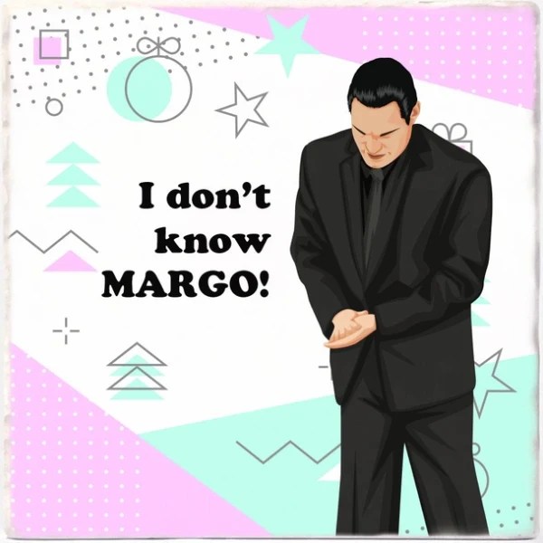 Lampoons Christmas Todd & Margo Coasters Set by VersaTile Designs at