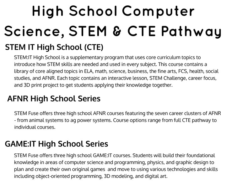 Stem Fuse Curriculum Maker Maven