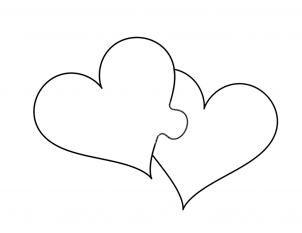 2 Hearts puzzle pattern Maker Patterns