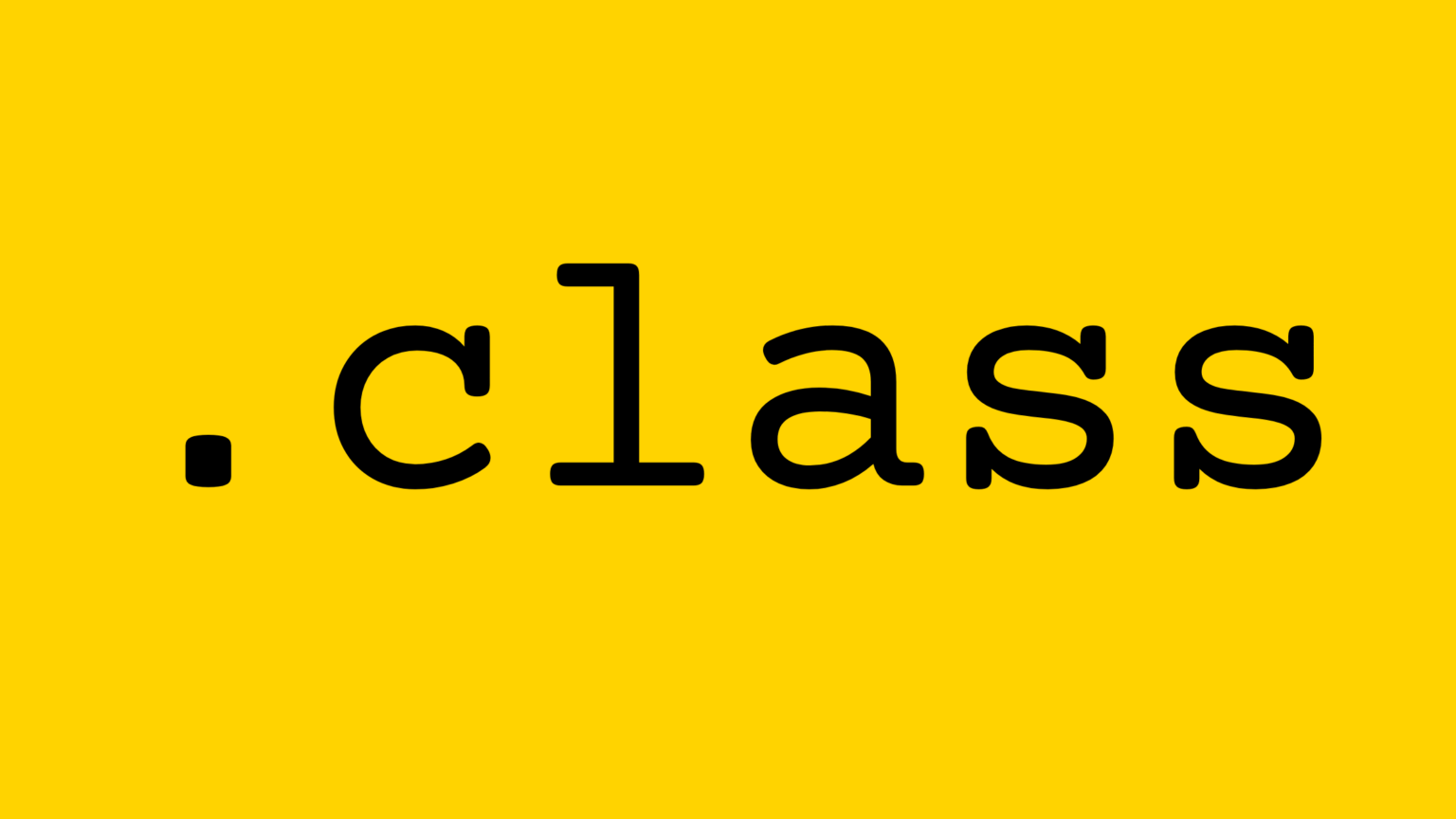 The .class Selector in CSS, Explained Maker's Aid
