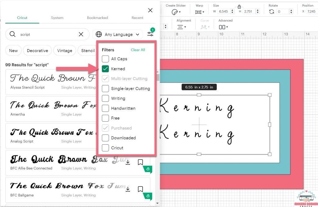The 40 Best Fonts for Cricut Writing Makers Corner Crafts