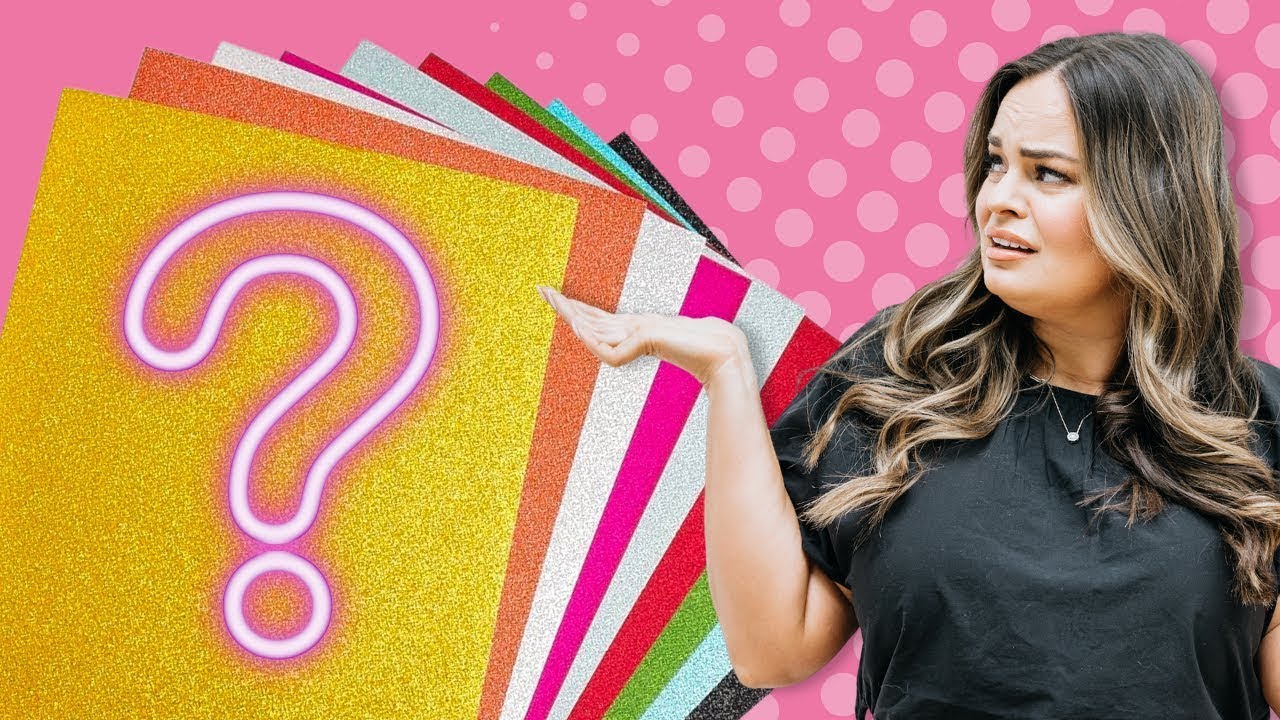 Can You ACTUALLY Sublimate On Glitter Cardstock?! Watch & See! Makers