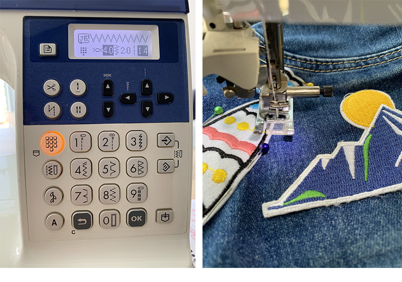 How to Sew on a Patch Makers Nook