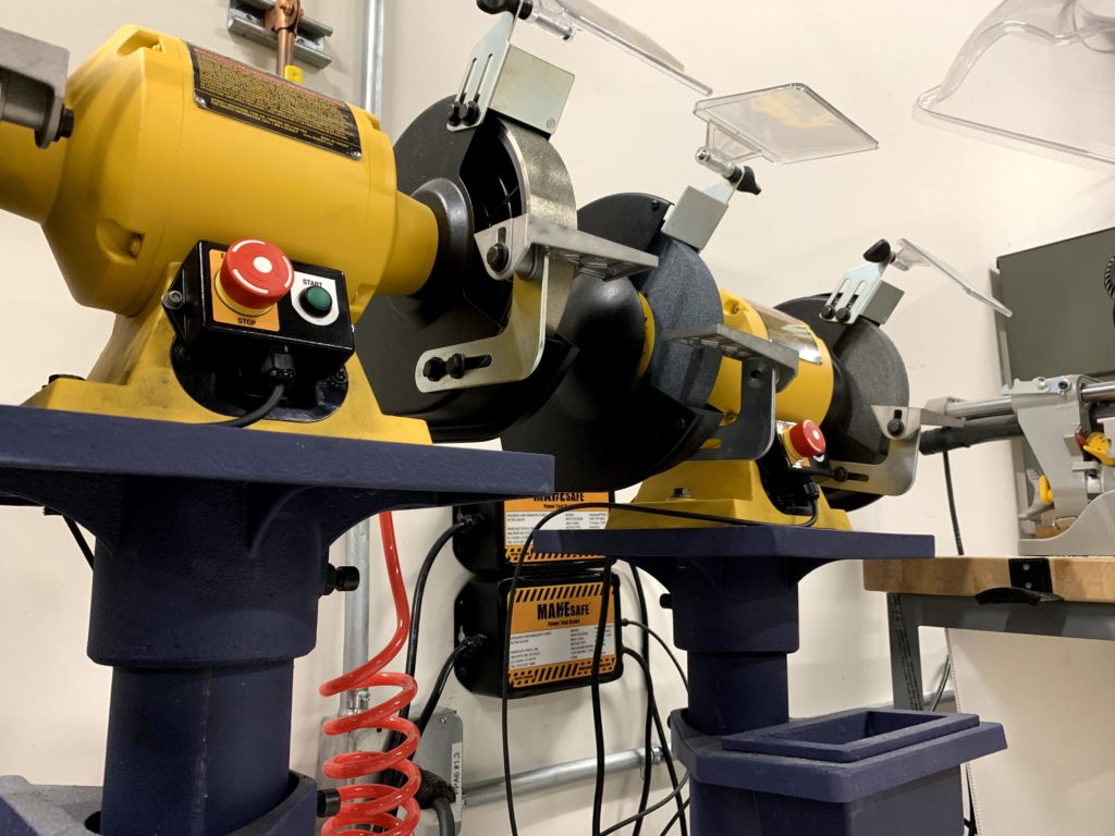 Dual Grinders w/ Brakes MAKESafe Tools