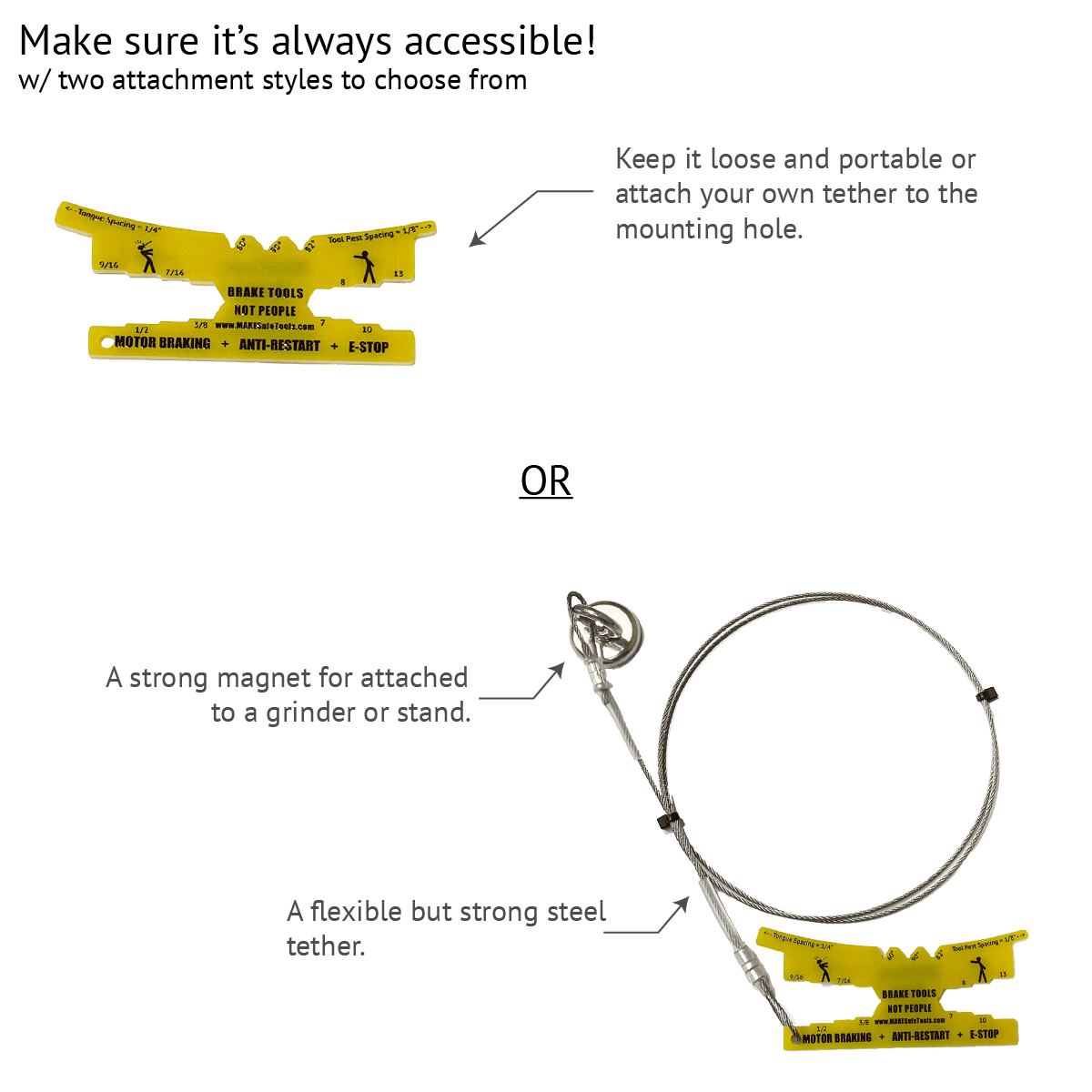 Bench Grinder Safety Gauge