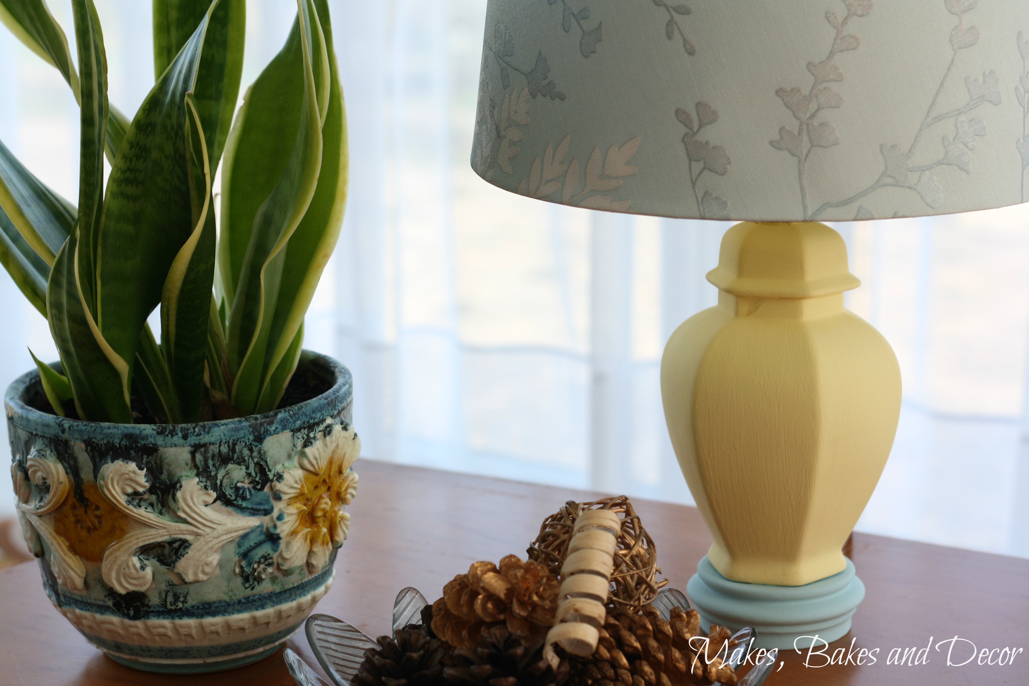 How to cover a lampshade with wallpaper Makes, Bakes and Decor