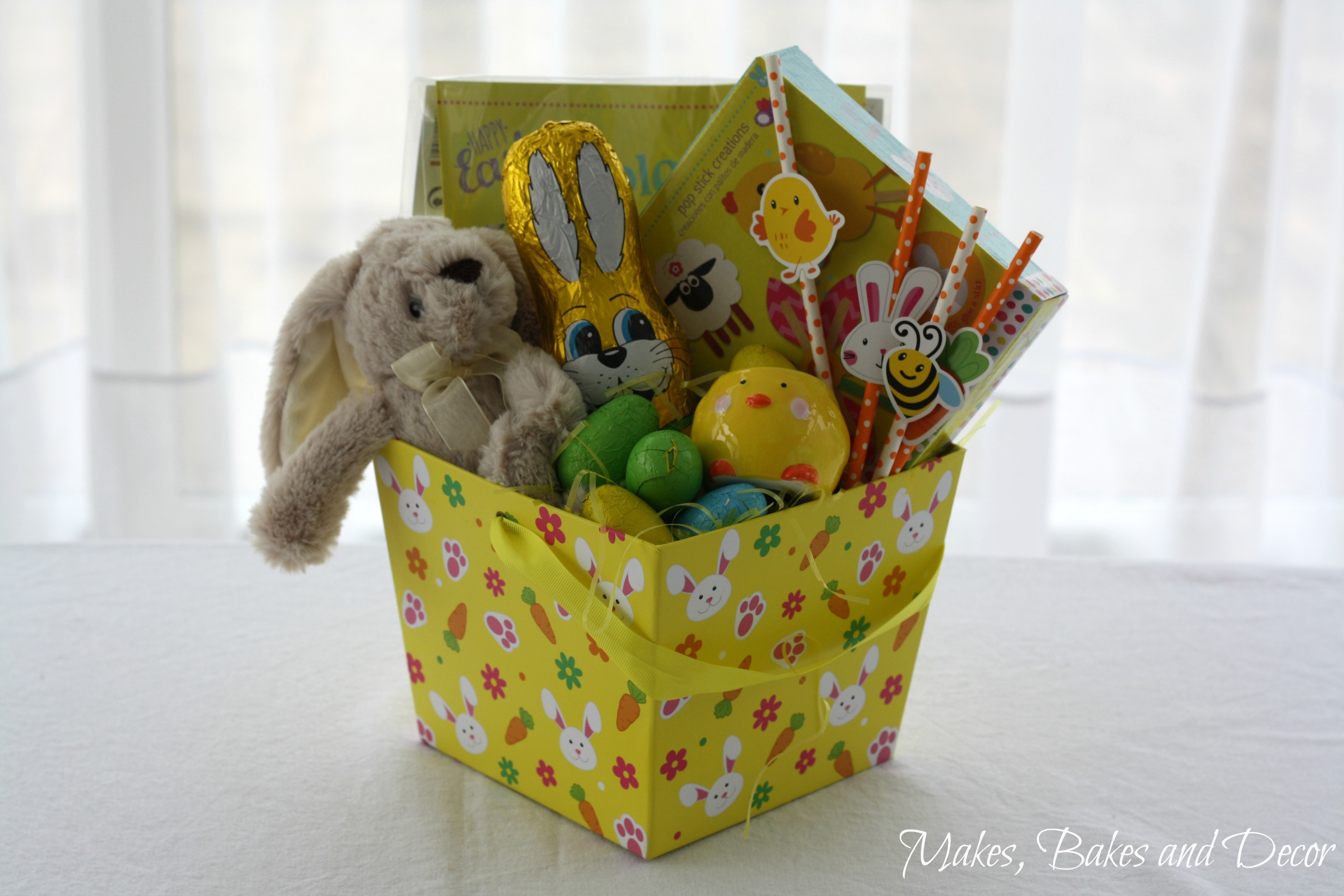 Kids Easter Hampers Makes, Bakes and Decor