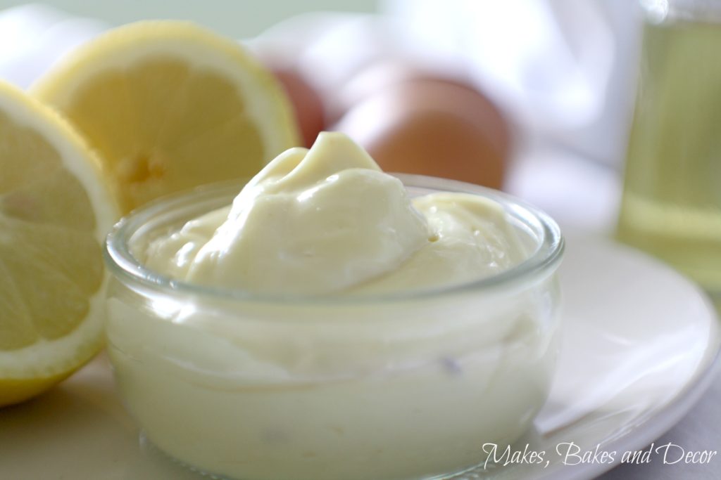 Homemade Mayonnaise Makes, Bakes and Decor