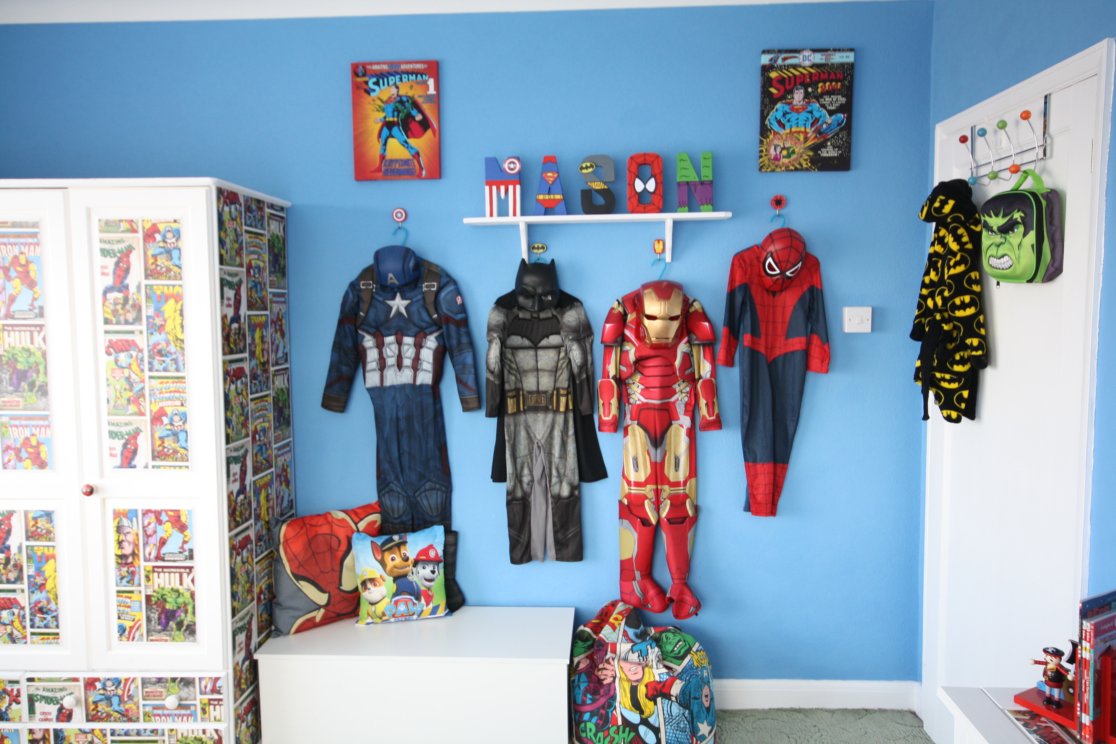 Superhero Bedroom Reveal Makes, Bakes and Decor