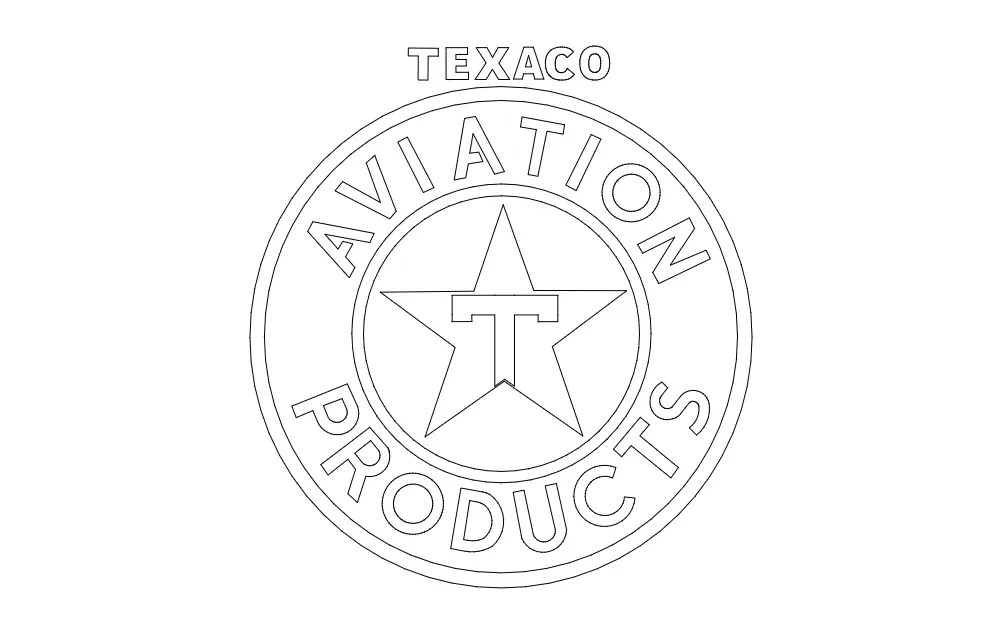 Texaco layout » Макеты для лазерной резки