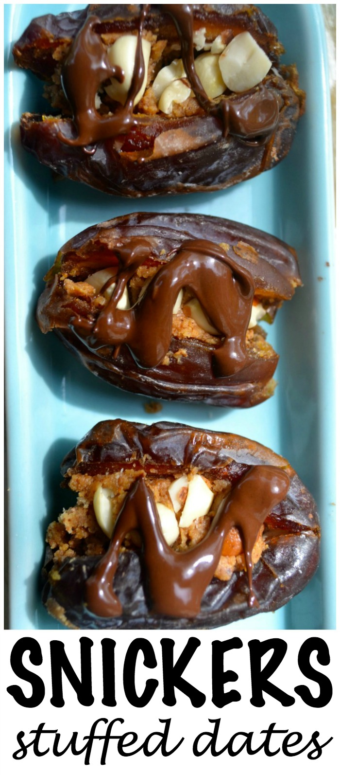 Snickers Stuffed Dates