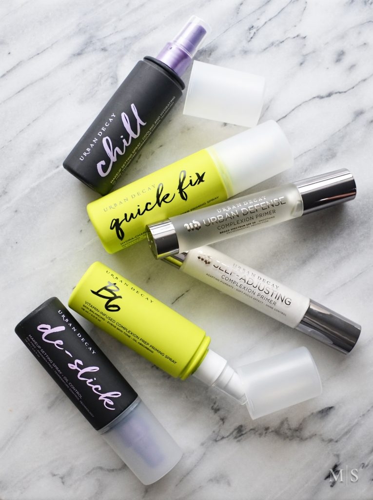 New Urban Decay Complexion Primers, Setting Sprays & Prep