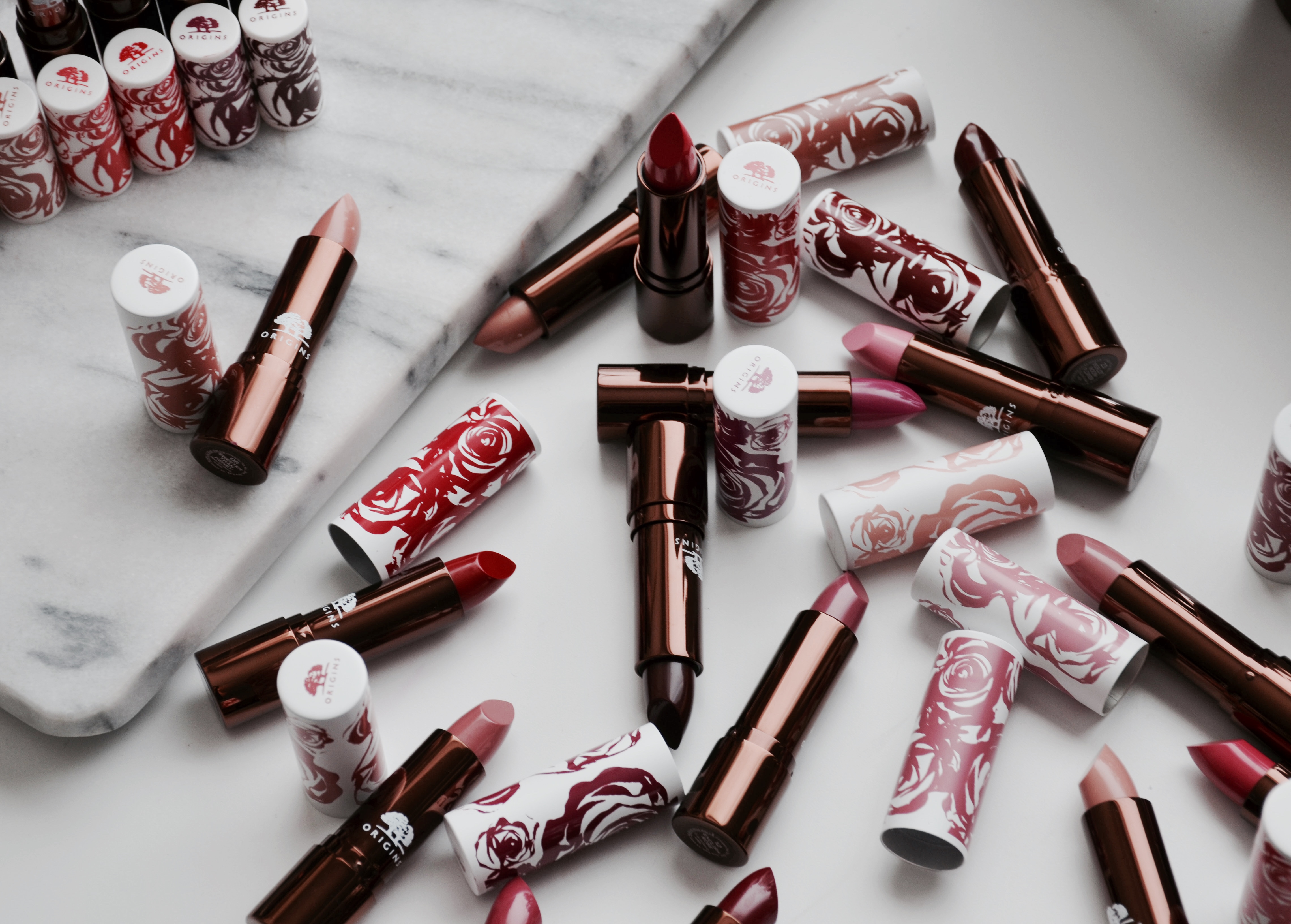 Origins Blooming Sheer Lip Balms & Blooming Bold Lipsticks Makeup
