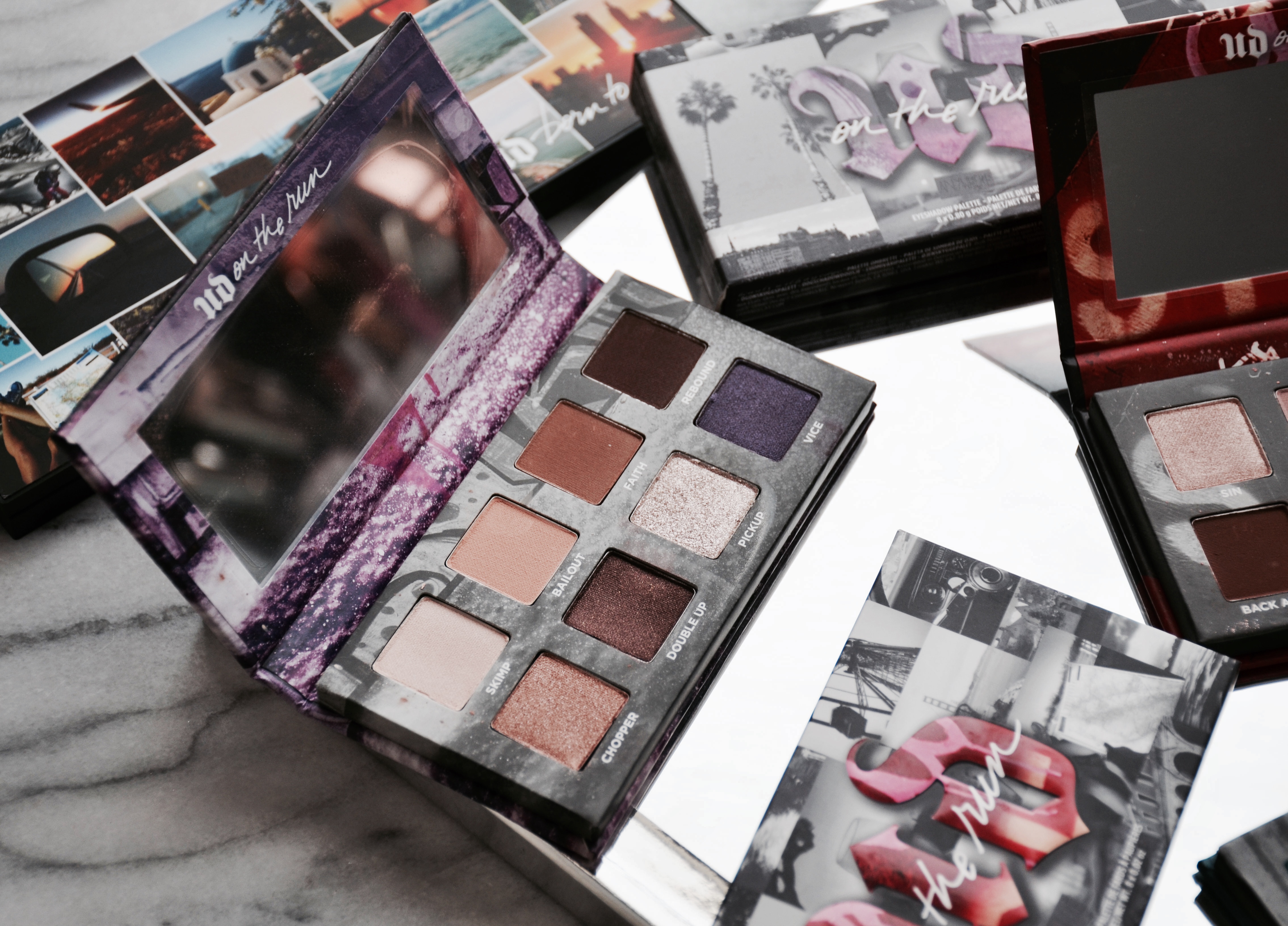 Urban Decay On The Run Mini Eyeshadow Palettes Makeup
