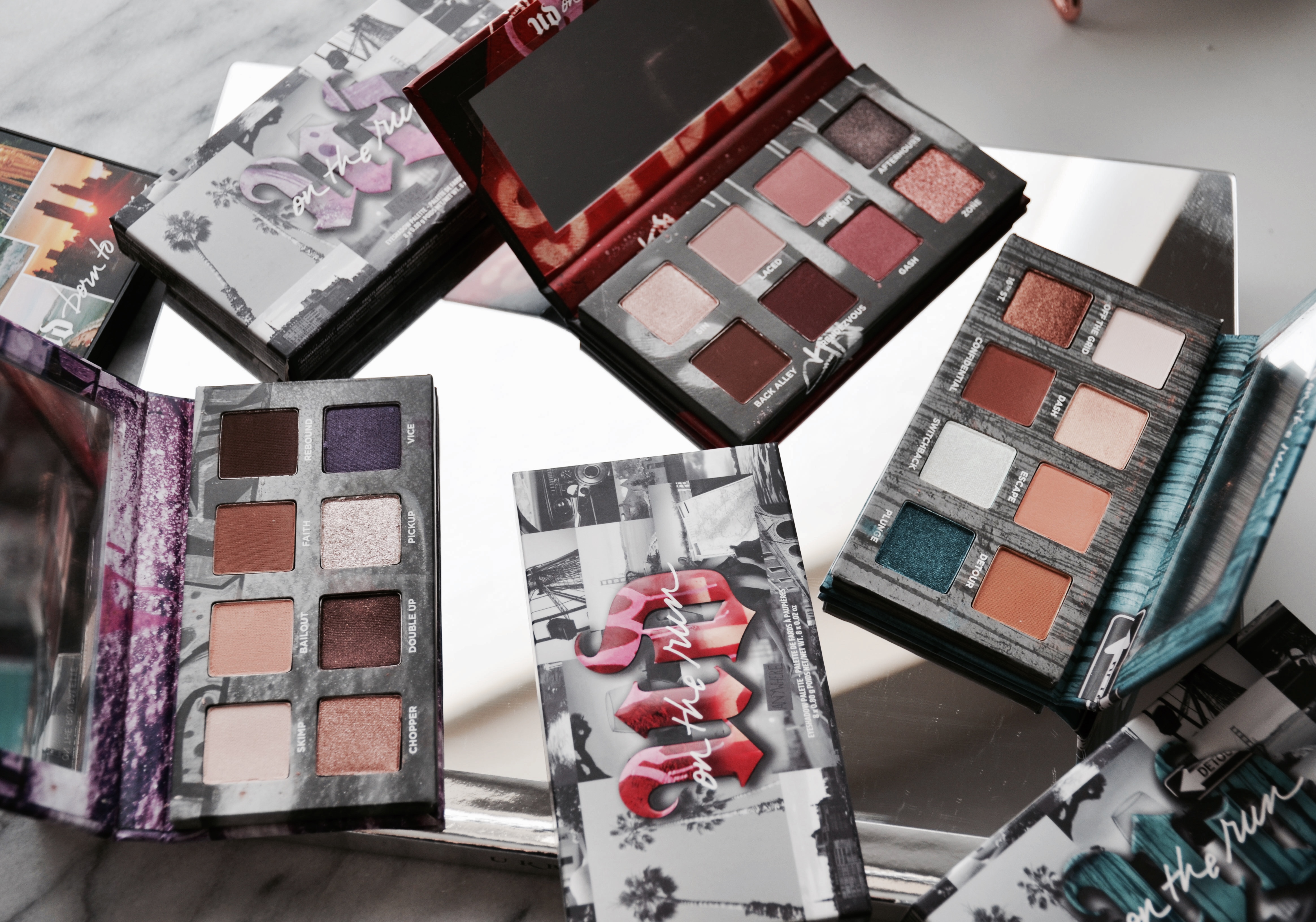 Urban Decay On The Run Mini Eyeshadow Palettes Makeup