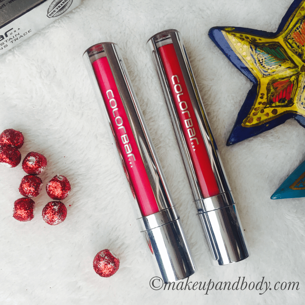 Colorbar Kiss Proof Lip Stain 001 Hollywood and 004 Blush Crush Review