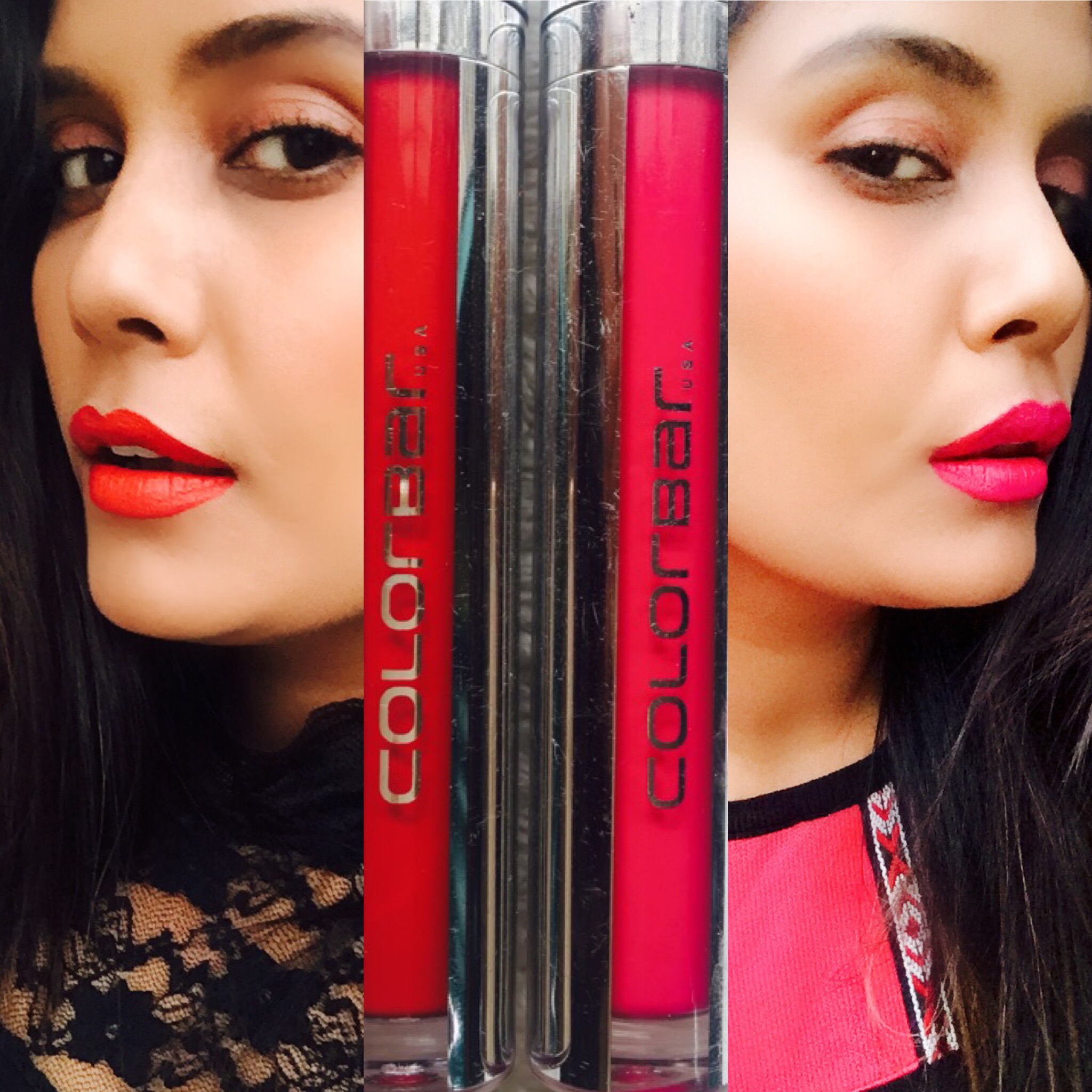 Colorbar Kiss Proof Lip Stain 001 Hollywood and 004 Blush Crush Review