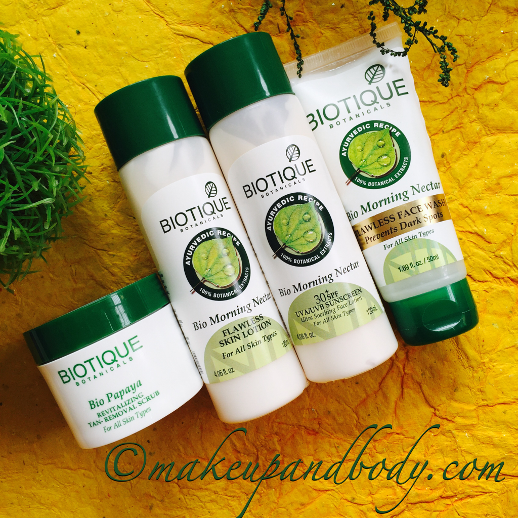 FLAWLESS SKIN REGIMEN WITH BIOTIQUE SKINCARE PRODUCTS Makeup and Body