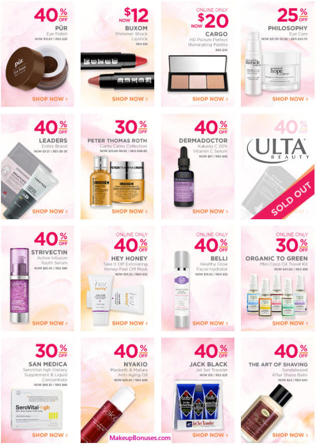 Ulta's Beauty Promo Offers Up to 50 Off Makeup Bonuses