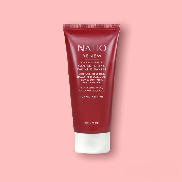 Natio Renew Line & Wrinkle Gentle Toning Facial Cleanser Review