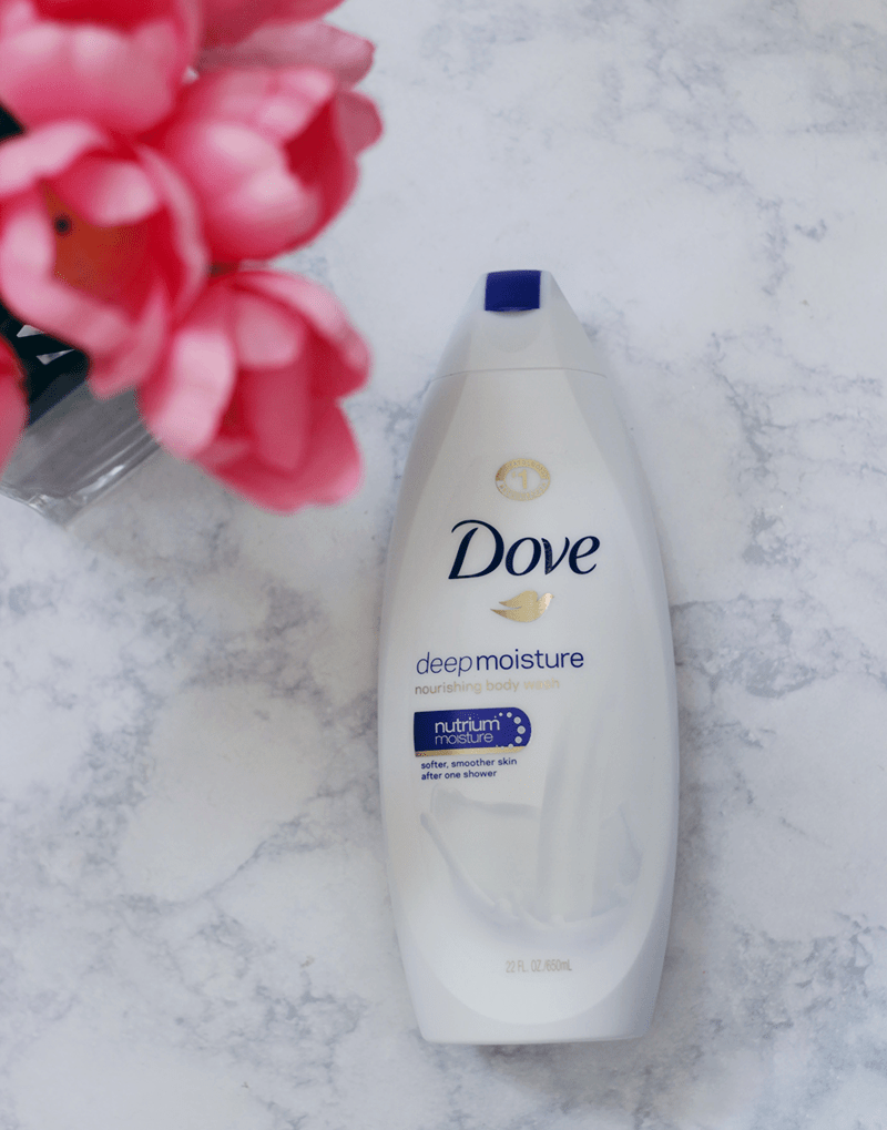 Nourished Skin with Dove Deep Moisture Body Wash Makeup Life and Love
