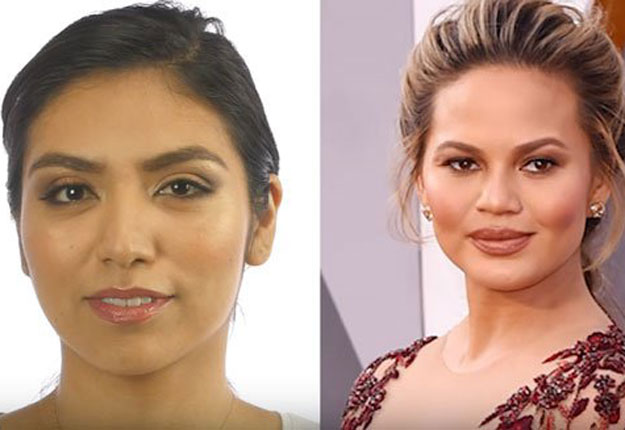 Chrissy Teigen Oscars 2016 Makeup Tutorial