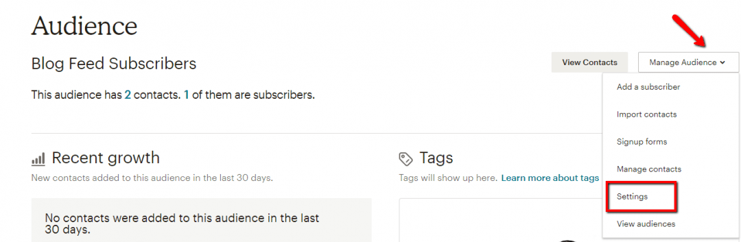How to check if double optin is enabled for MailChimp audience MakeWeb