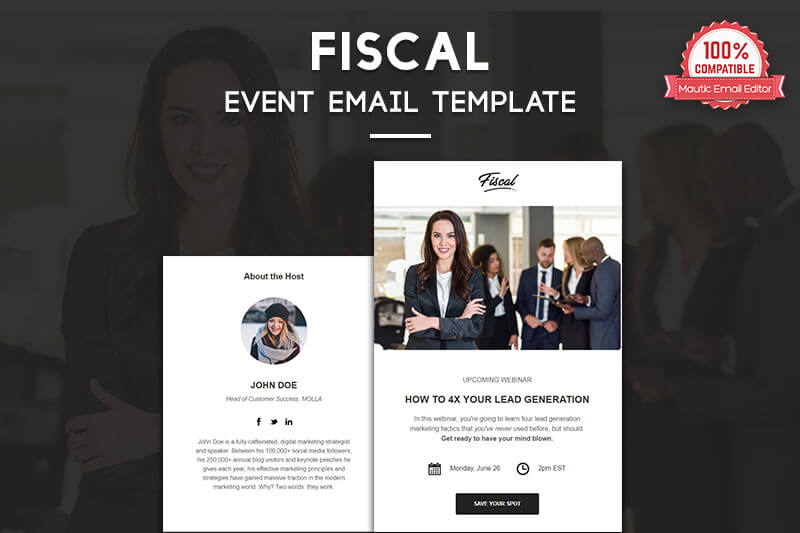 Responsive & Mobile friendly Event Template MakeWebBetter
