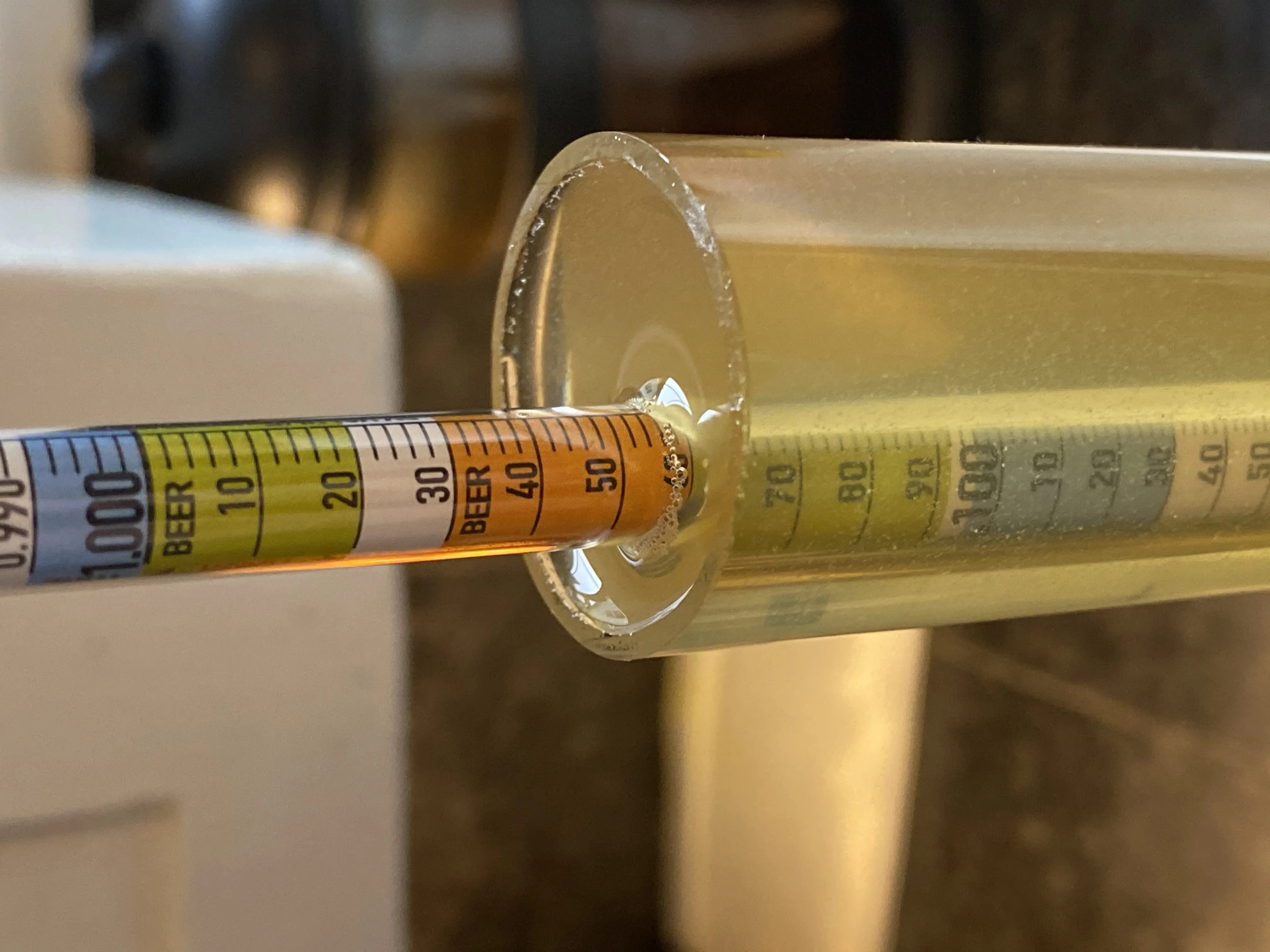 Hydrometer Reading
