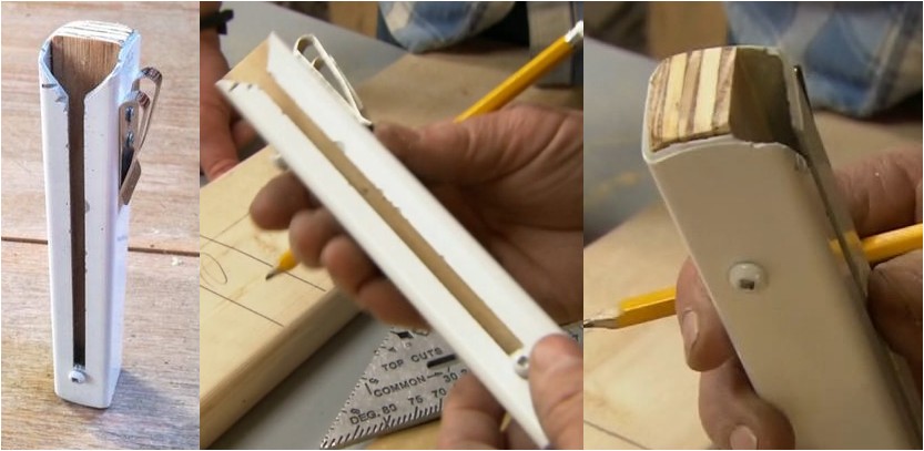 tool pouch with speed square holder