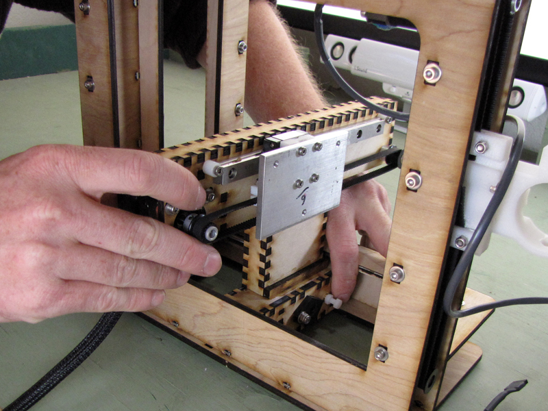 The MakerGear Mosaic 3D Printer Part IV The ZAxis Make