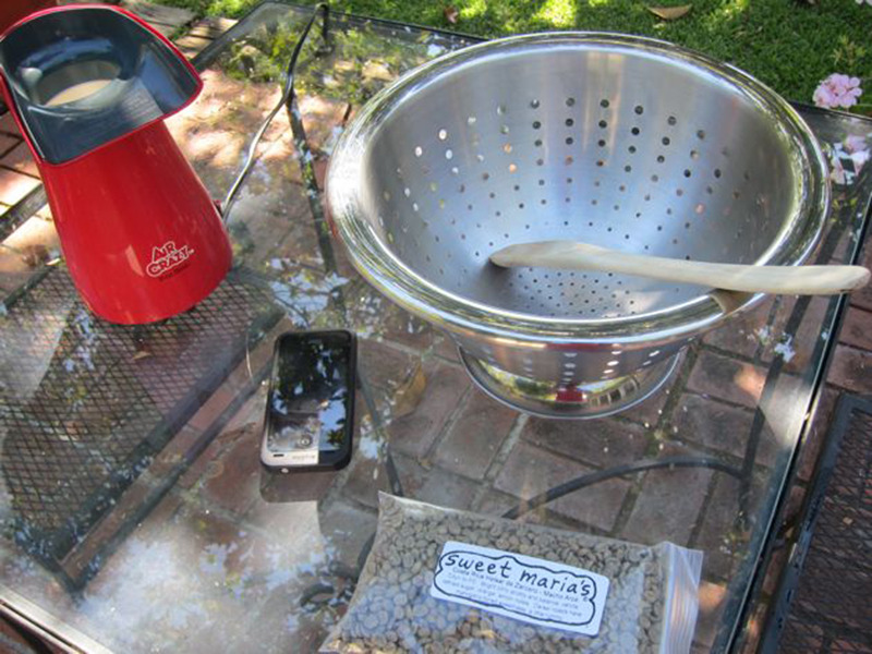 Roast Coffee with a Popcorn Popper Make