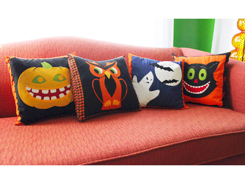 Halloween Pillow Covers Make