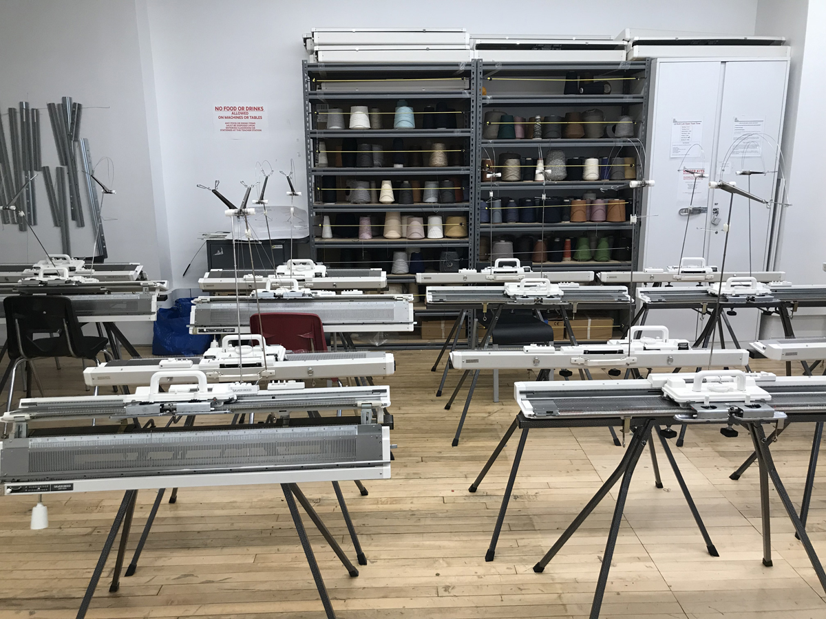 Machine Knitting Studio Parsons Making Center
