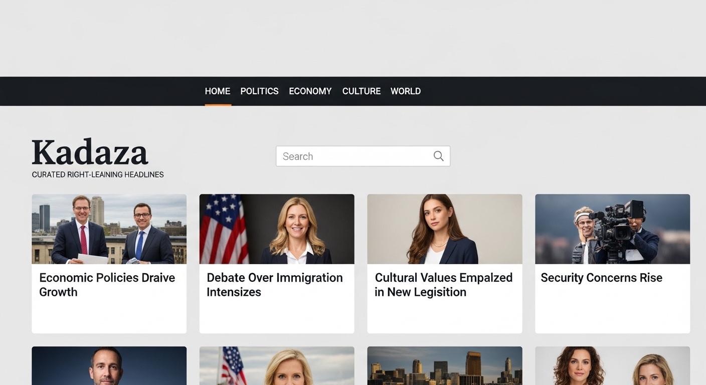 Conservative News Kadaza Curated Rightleaning Headlines