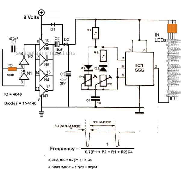 How to Generate Infrared LED Flood Light – Making Easy Circuits