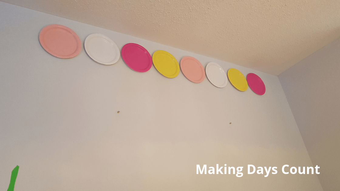 Cheap Party Decor 5 Paper Plate Wall Making Days Count