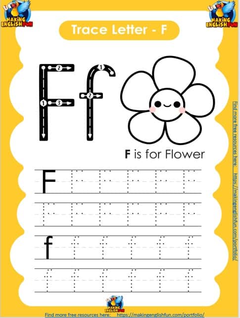 alphabet tracing worksheets making english fun