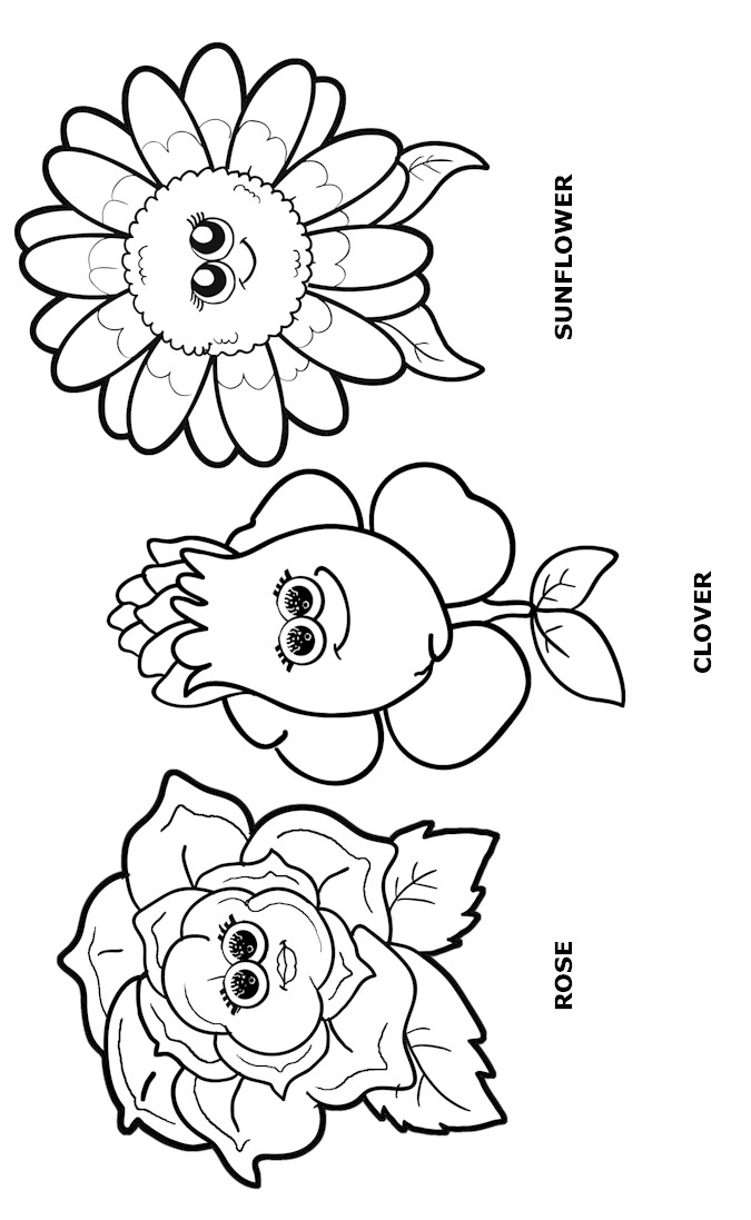Flower Friends Coloring Page 4 MakingFriends