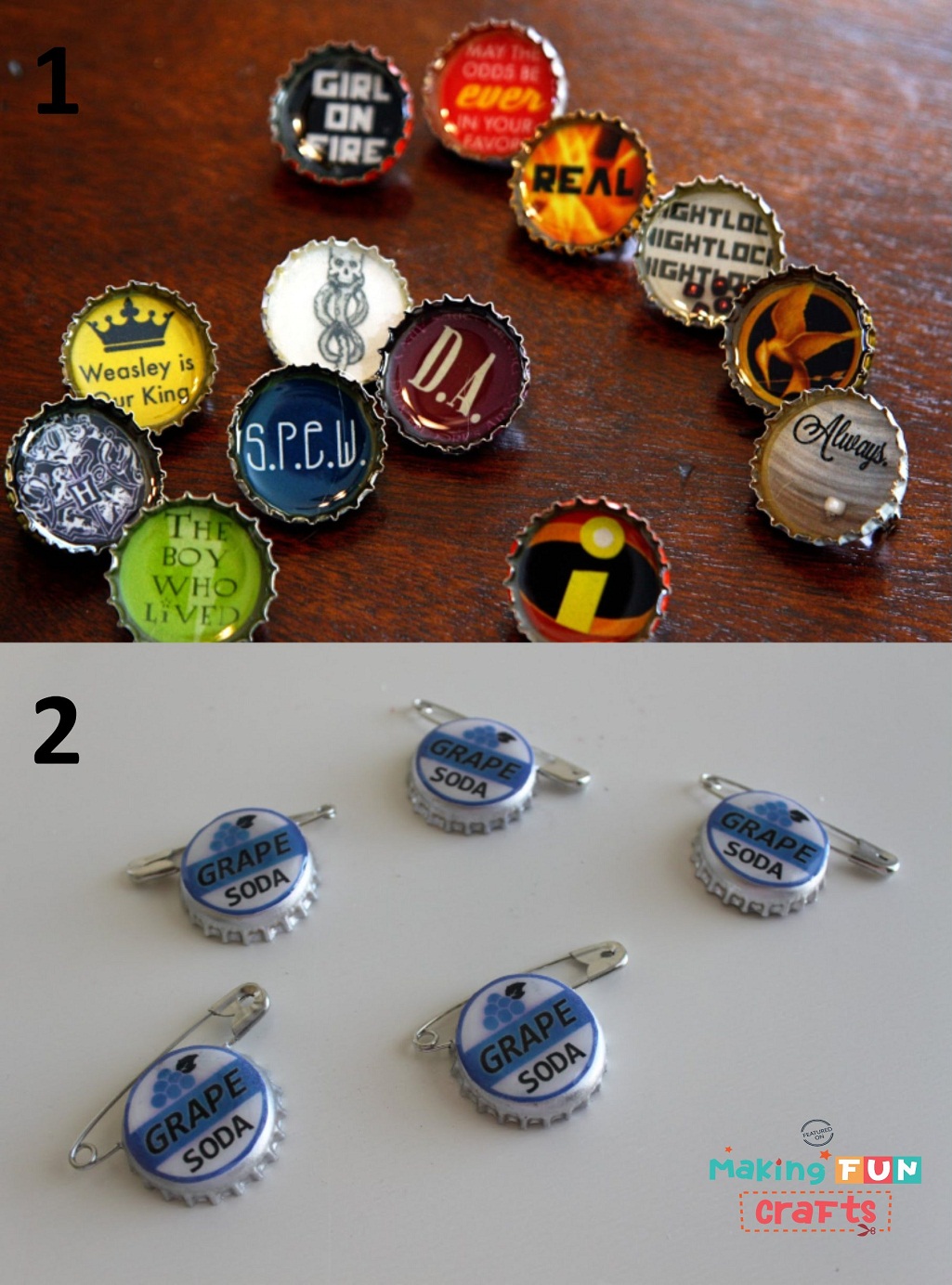 Bottle Cap Crafts