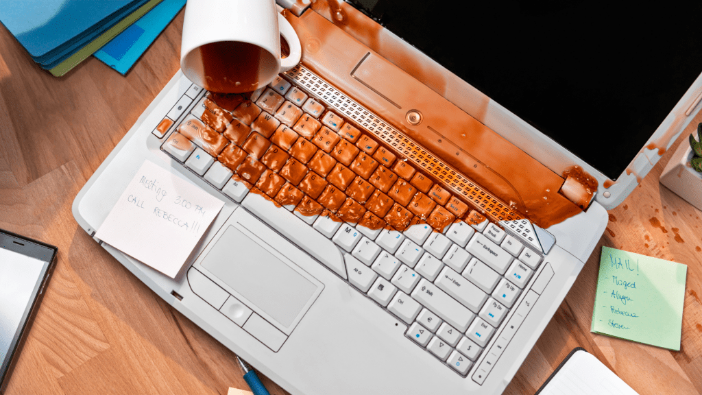 Spilled Coffee on Your Laptop? Here's What to Do