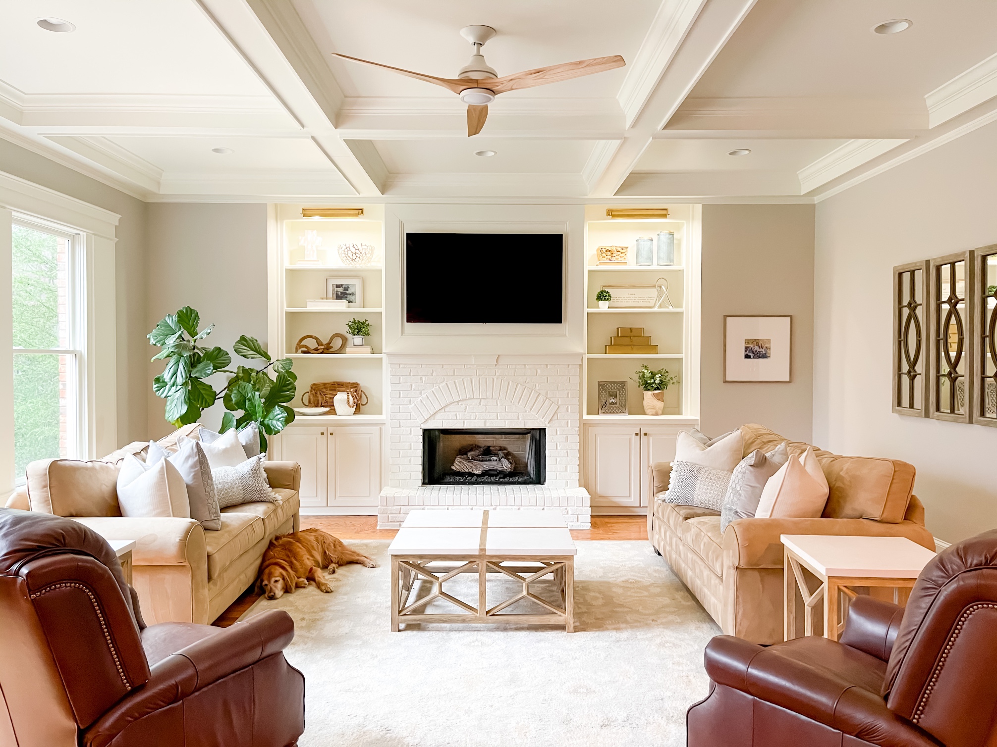 House Updates + Living Room Shelves with Outrageous Interiors