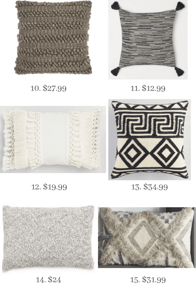 Best Neutral Textured Pillows For Under 50 Making Home Pretty